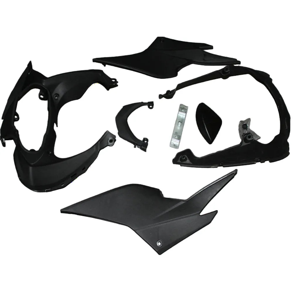 Kawasaki EX250 / Ninja 250 2008-2012 Plain White tail section fairing rear view