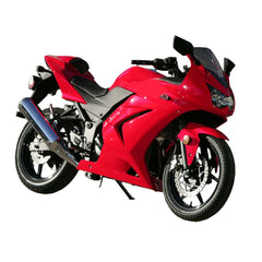 Kawasaki EX250 / Ninja 250 2008-2012 Red and Black tail section fairing rear view
