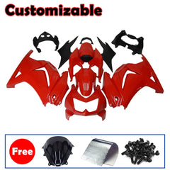 Kawasaki EX250 / Ninja 250 2008-2012 Red and Black Fairing Kit