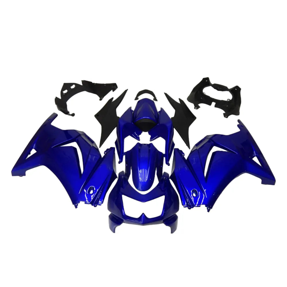 Kawasaki EX250 / Ninja 250 2008-2012 Blue full fairing kit set view