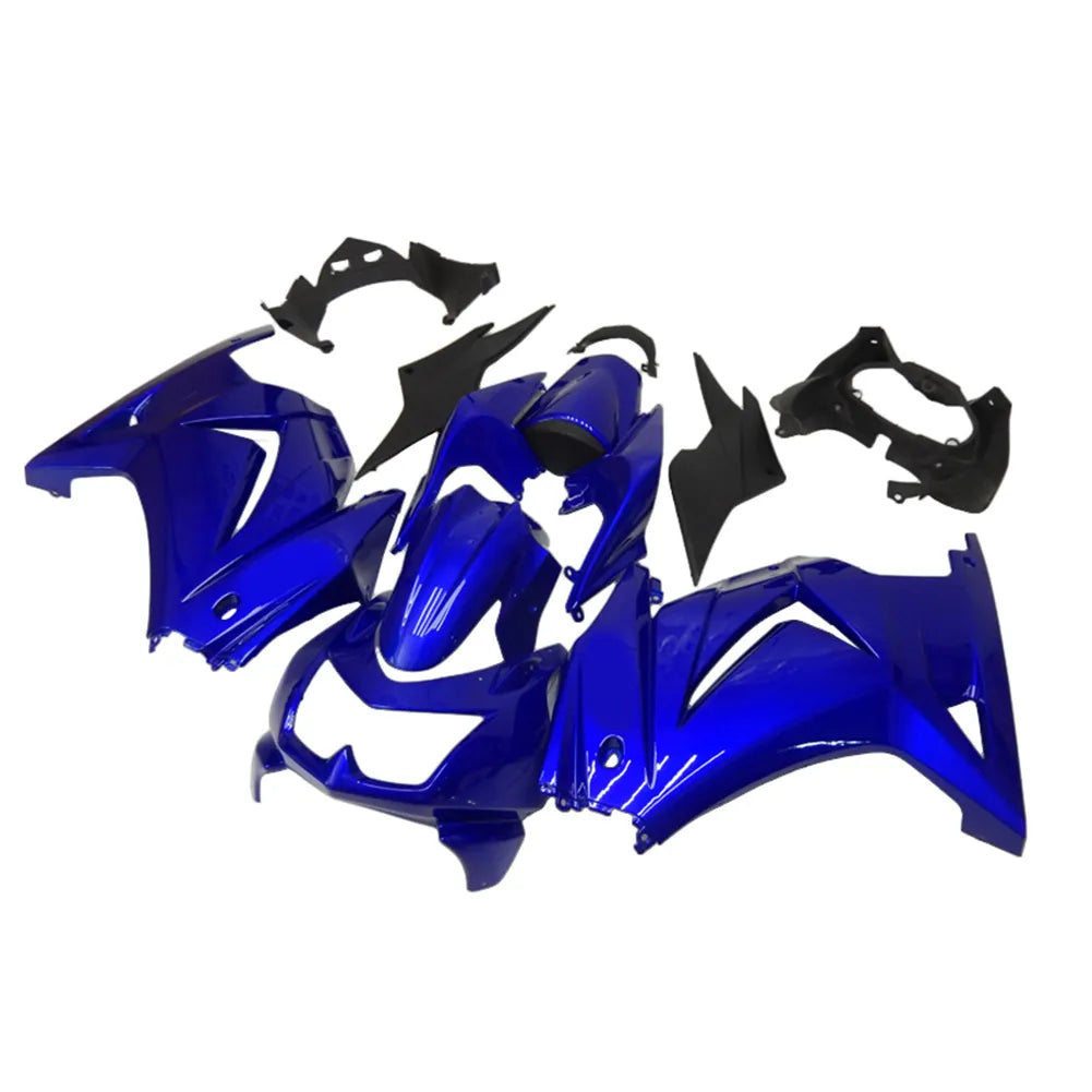 Kawasaki EX250 / Ninja 250 2008-2012 Blue fairing kit front view