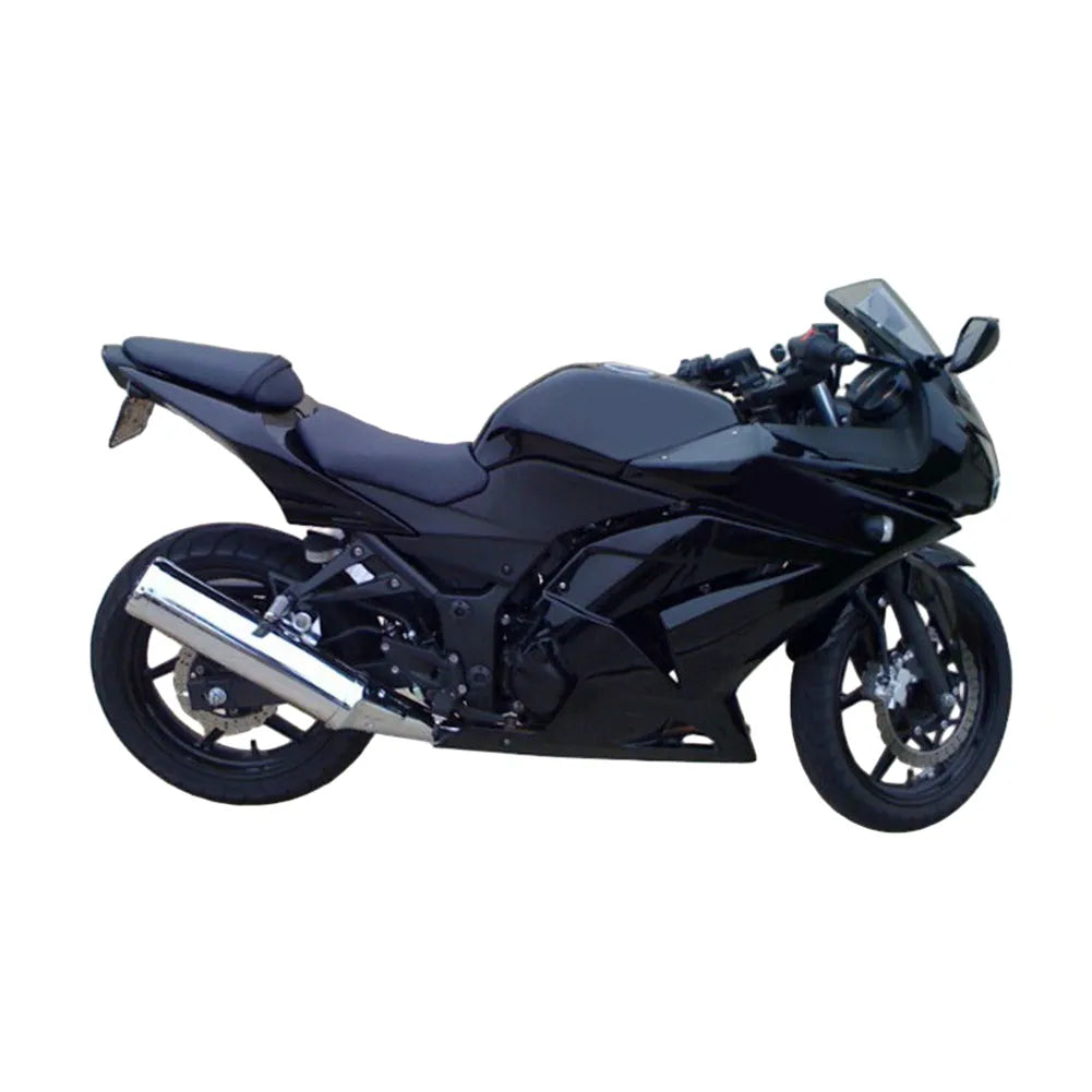 Kawasaki EX250 / Ninja 250 2008-2012 Gloss Black tail section fairing rear view