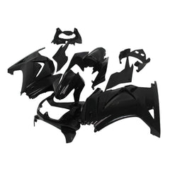 Kawasaki EX250 / Ninja 250 2008-2012 Gloss Black fairing kit left side view