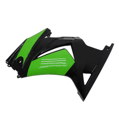 Kawasaki EX250 / Ninja 250 2008-2012 Green and Black without Logos tail section fairing side view