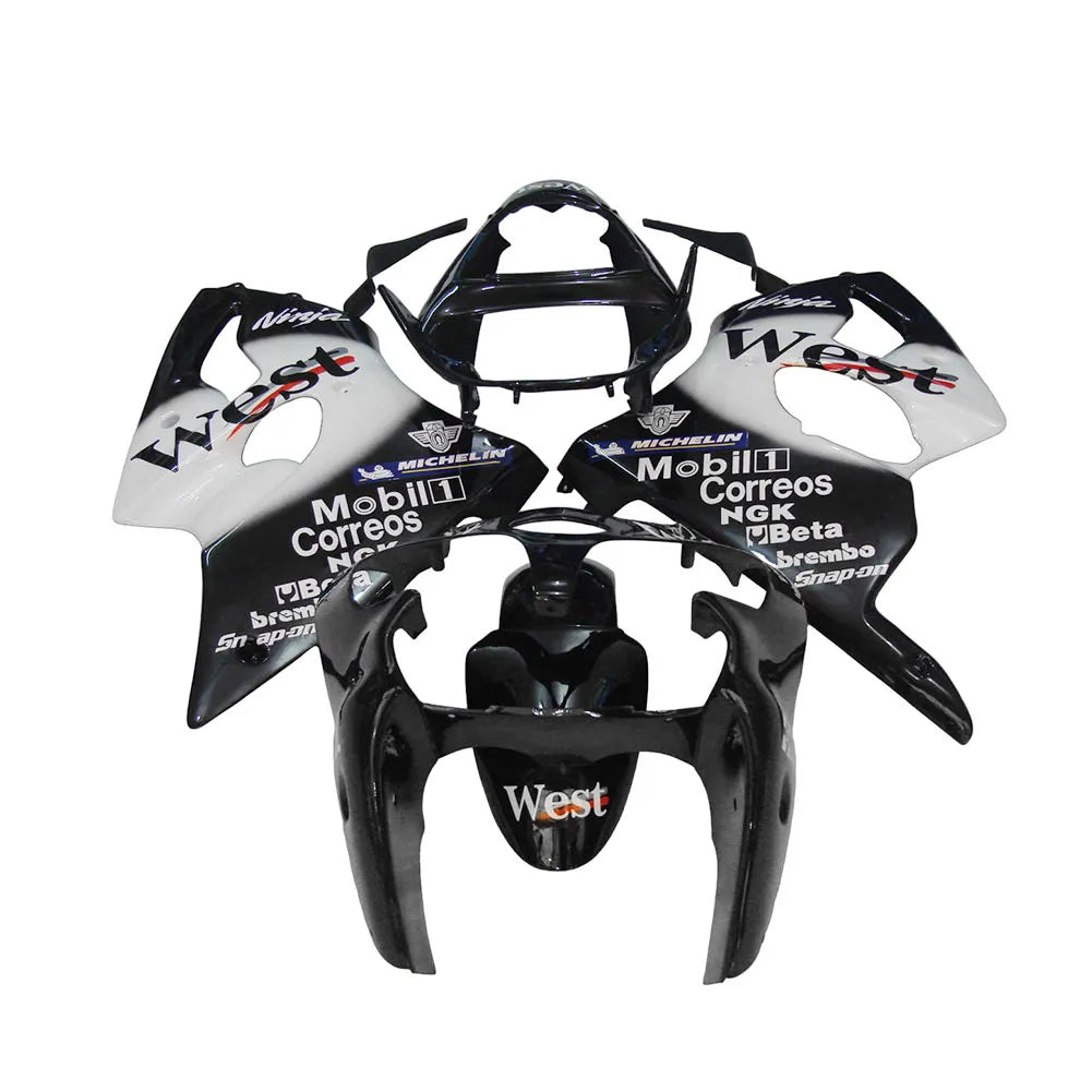 Kawasaki ZX-6R / 636 2000-2002 WEST Edition full fairing kit set view