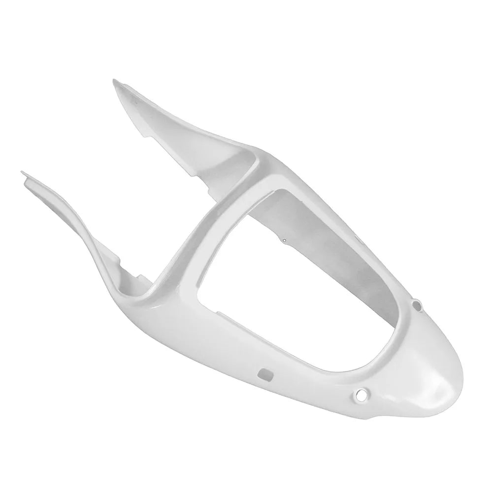 Kawasaki ZX-6R / 636 2000-2002 Solid White tail section fairing detail view 2