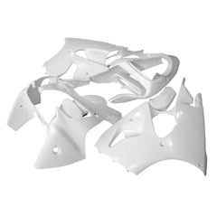 Kawasaki ZX-6R / 636 2000-2002 Solid White full fairing kit set view