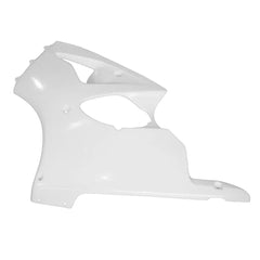 Kawasaki ZX-6R / 636 2000-2002 Solid White tail section fairing rear view