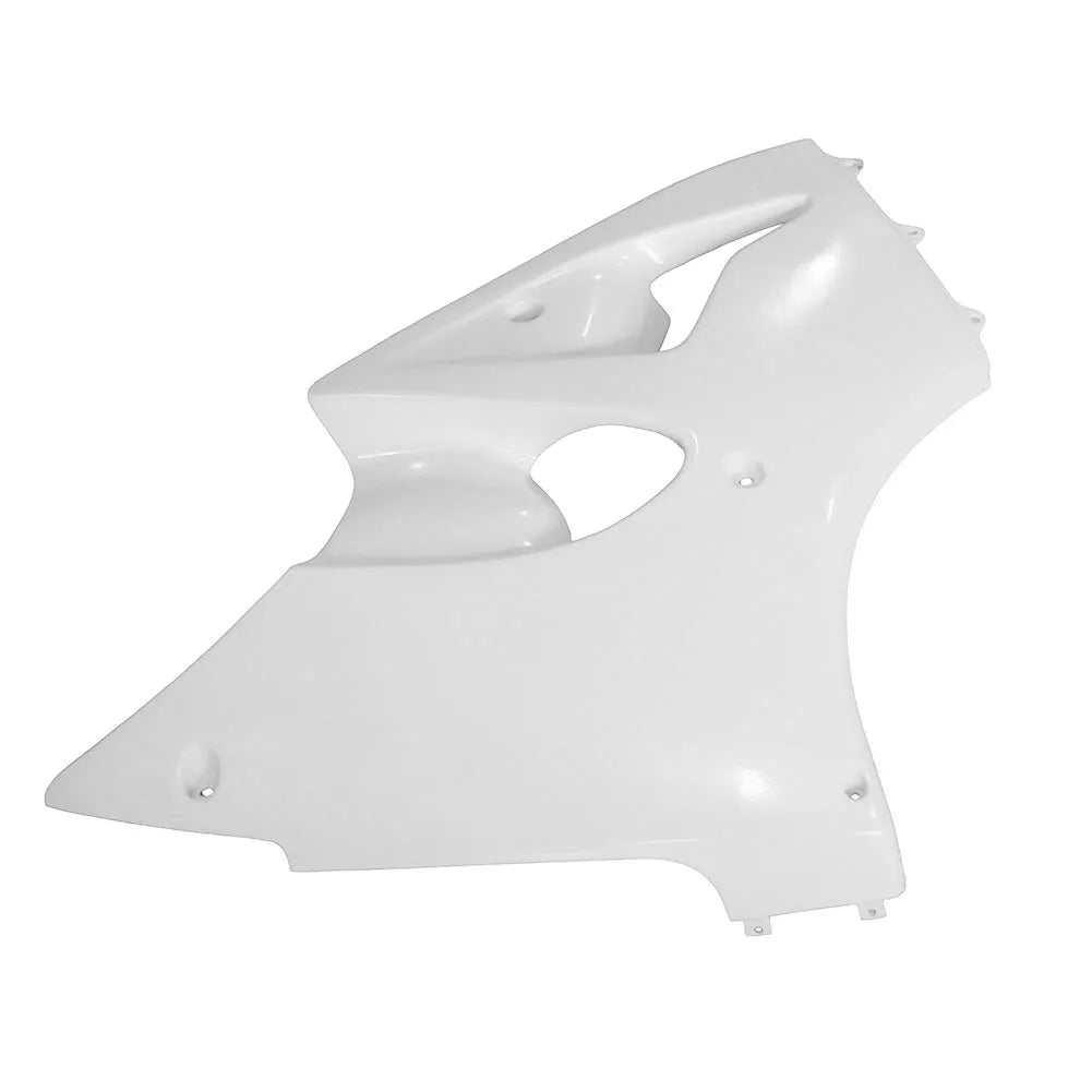 Kawasaki ZX-6R / 636 2000-2002 Solid White tail section fairing side view