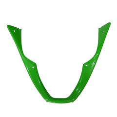 Kawasaki ZX-6R / 636 2000-2002 Matte Black and Green tail section fairing detail view 5