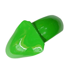 Kawasaki ZX-6R / 636 2000-2002 Matte Black and Green tail section fairing detail view 1