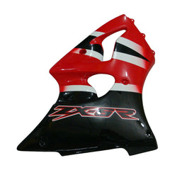 Kawasaki ZX-6R / 636 2000-2002 Red and Black tail section fairing rear view