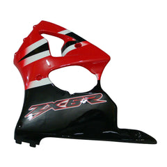 Kawasaki ZX-6R / 636 2000-2002 Red and Black tail section fairing side view