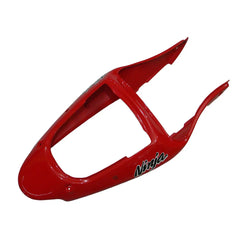 Kawasaki ZX-6R / 636 2000-2002 Red and Black tail section fairing detail view 1