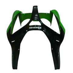 Kawasaki ZX-6R / 636 2000-2002 Green and Black with Logos tail section fairing detail view 5