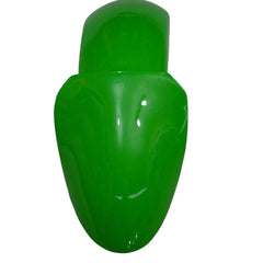 Kawasaki ZX-6R / 636 2000-2002 Green and Black with Logos tail section fairing detail view 9