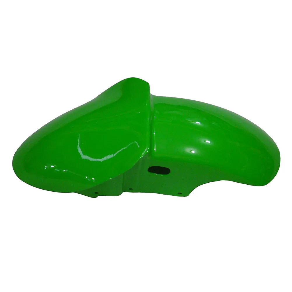 Kawasaki ZX-6R / 636 2000-2002 Green and Black with Logos tail section fairing detail view 11