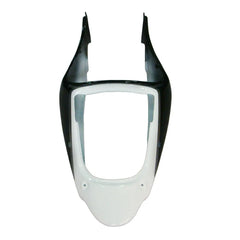 Kawasaki ZX-6R / 636 2000-2002 Black and White tail section fairing detail view 10