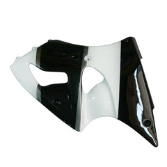 Kawasaki ZX-6R / 636 2000-2002 Black and White tail section fairing detail view 1