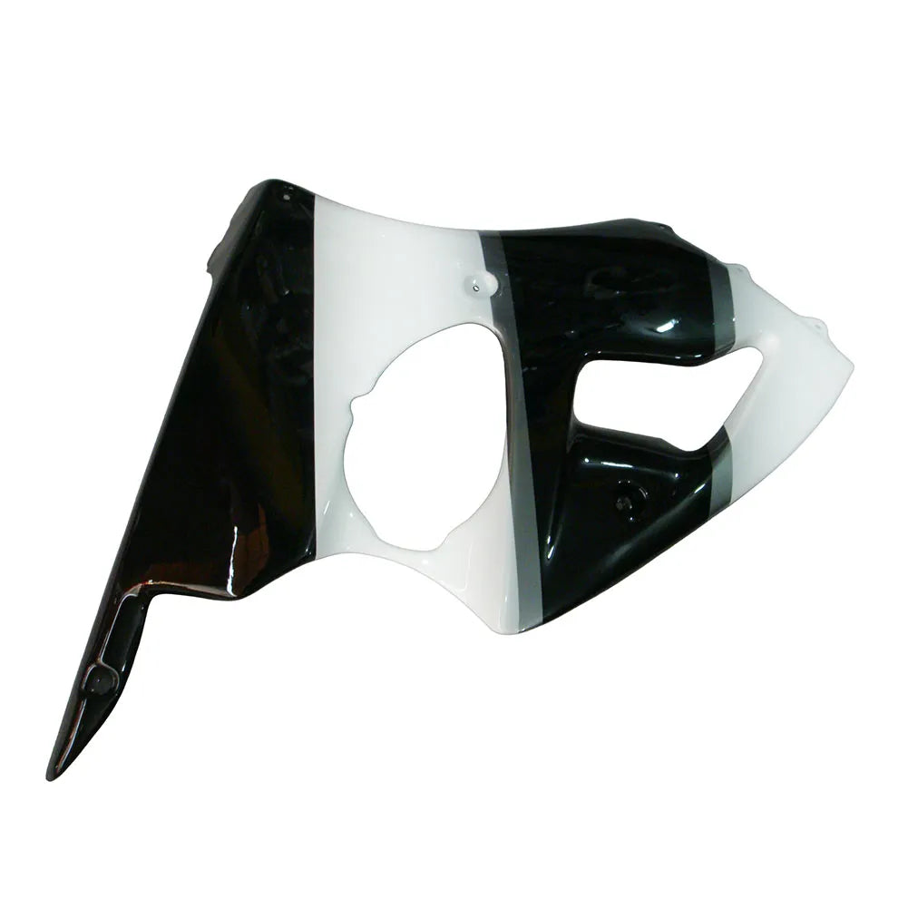 Kawasaki ZX-6R / 636 2000-2002 Black and White tail section fairing side view