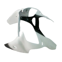 Kawasaki ZX-6R / 636 2000-2002 Black and White tail section fairing detail view 3