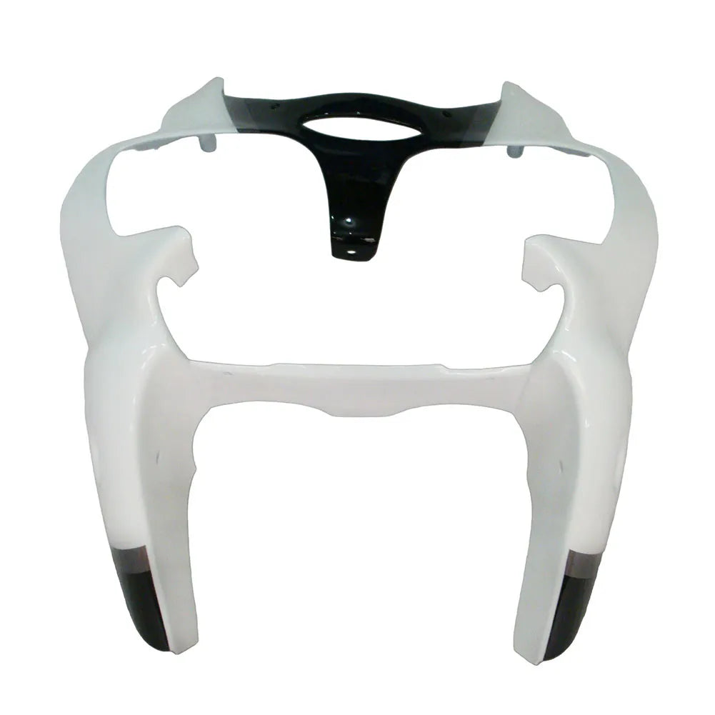 Kawasaki ZX-6R / 636 2000-2002 Black and White tail section fairing detail view 4