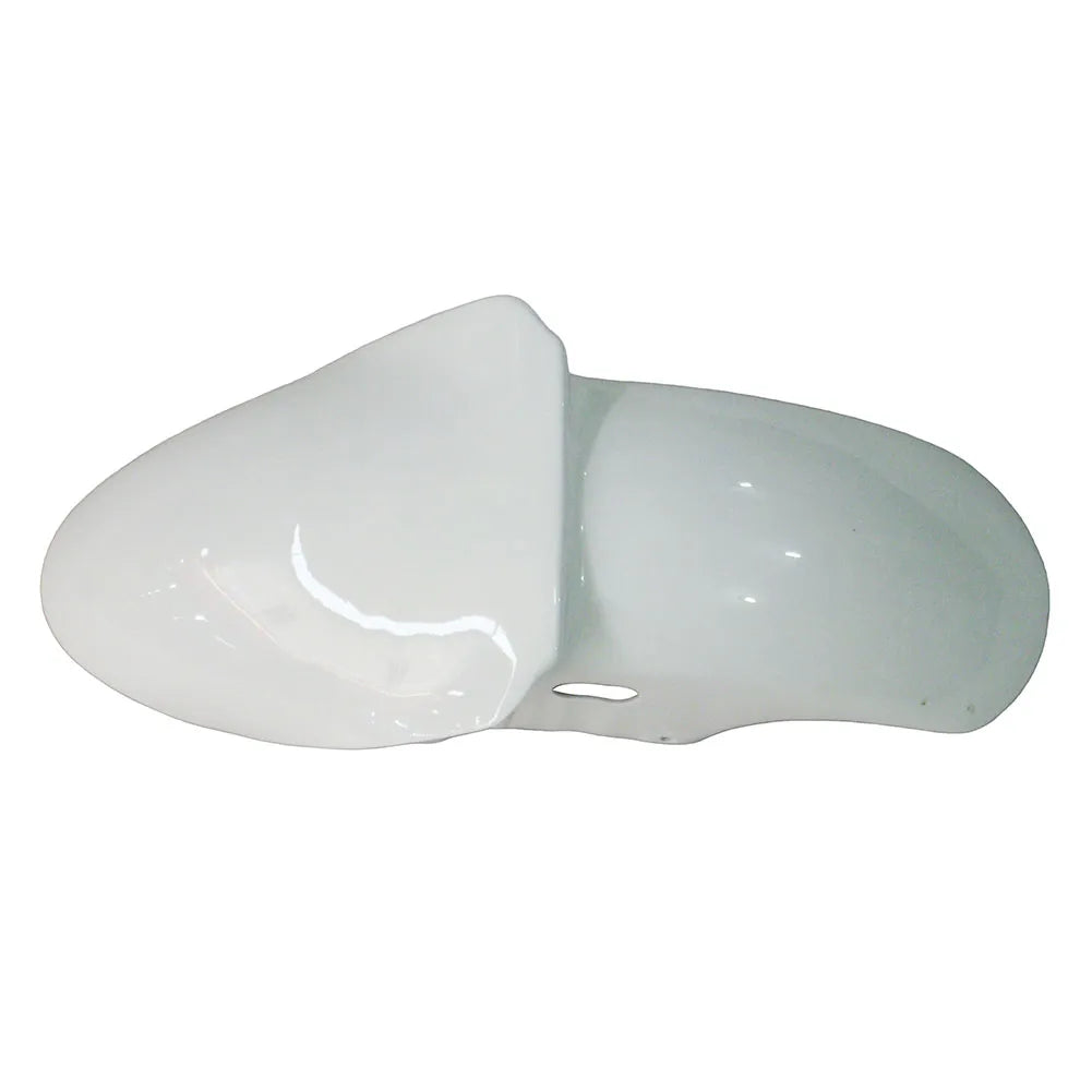 Kawasaki ZX-6R / 636 2000-2002 Black and White tail section fairing detail view 6