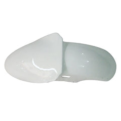 Kawasaki ZX-6R / 636 2000-2002 Black and White tail section fairing detail view 6