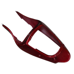Kawasaki ZX-6R / 636 2000-2002 Pearl Red, Black, and Flame tail section fairing detail view 5