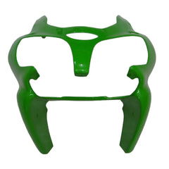 Kawasaki ZX-6R / 636 2000-2002 Green, White, and Black tail section fairing detail view 10