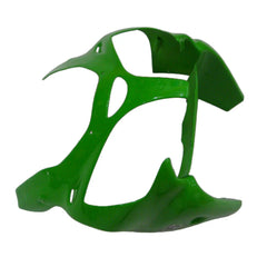 Kawasaki ZX-6R / 636 2000-2002 Green, White, and Black tail section fairing detail view 11