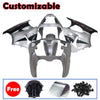 Kawasaki ZX-6R / 636 2000-2002 Silver and Black Fairing Kit