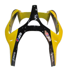 Kawasaki ZX-6R / 636 2000-2002 Yellow Monster Edition tail section fairing detail view 1