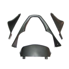 Kawasaki ZX-6R / 636 2000-2002 Yellow Monster Edition tail section fairing detail view 2