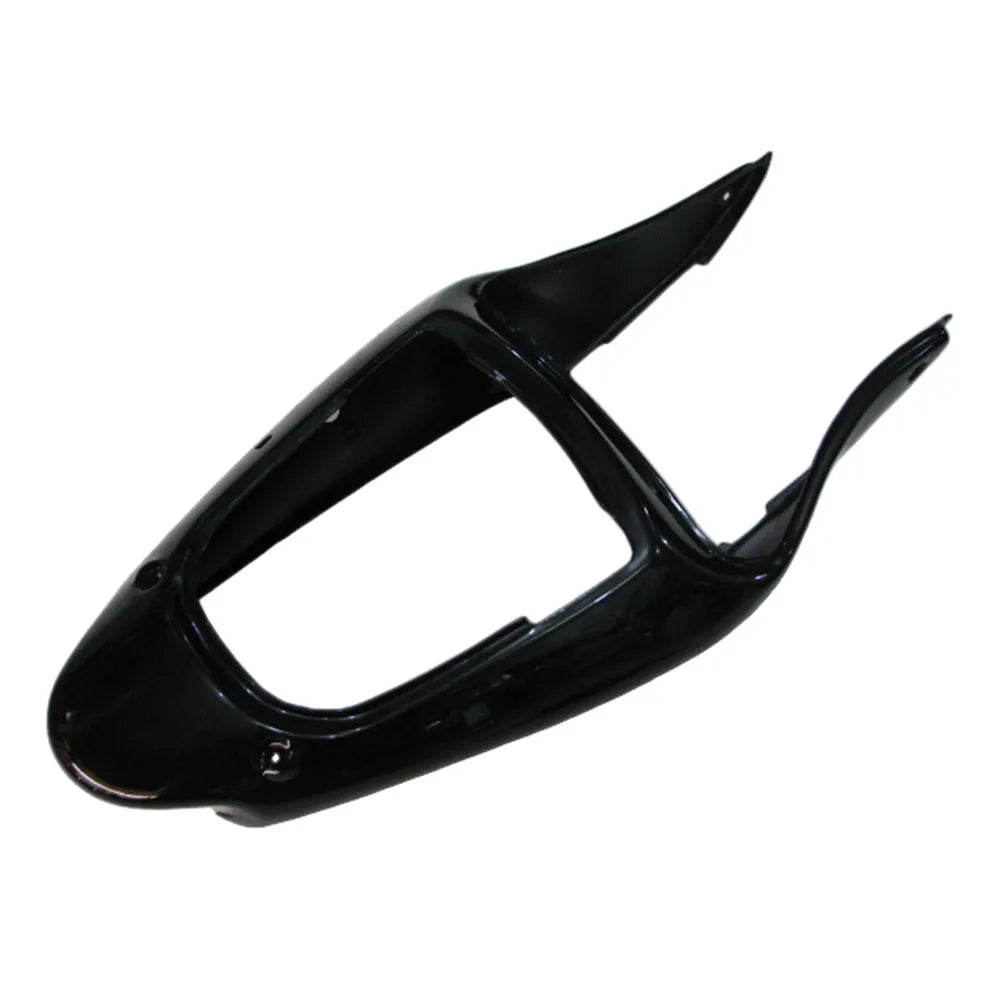 Kawasaki ZX-6R / 636 2000-2002 Black and White tail section fairing detail view 3