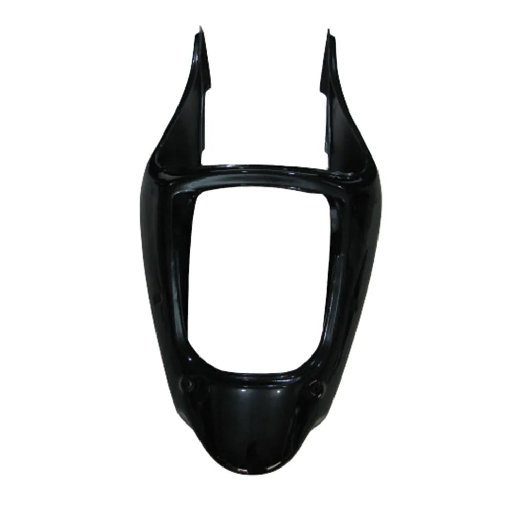 Kawasaki ZX-6R / 636 2000-2002 Black and White tail section fairing detail view 4
