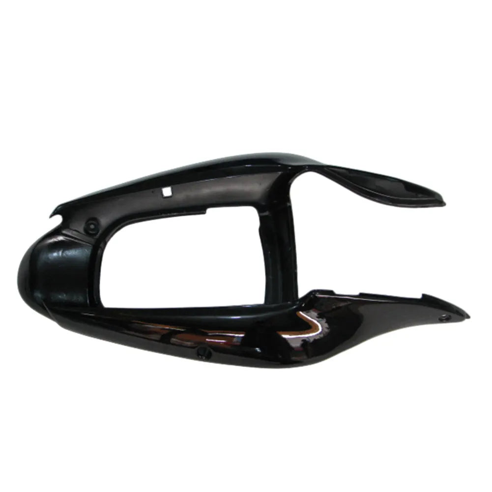 Kawasaki ZX-6R / 636 2000-2002 Black and White tail section fairing detail view 5