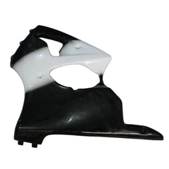 Kawasaki ZX-6R / 636 2000-2002 Black and White tail section fairing rear view