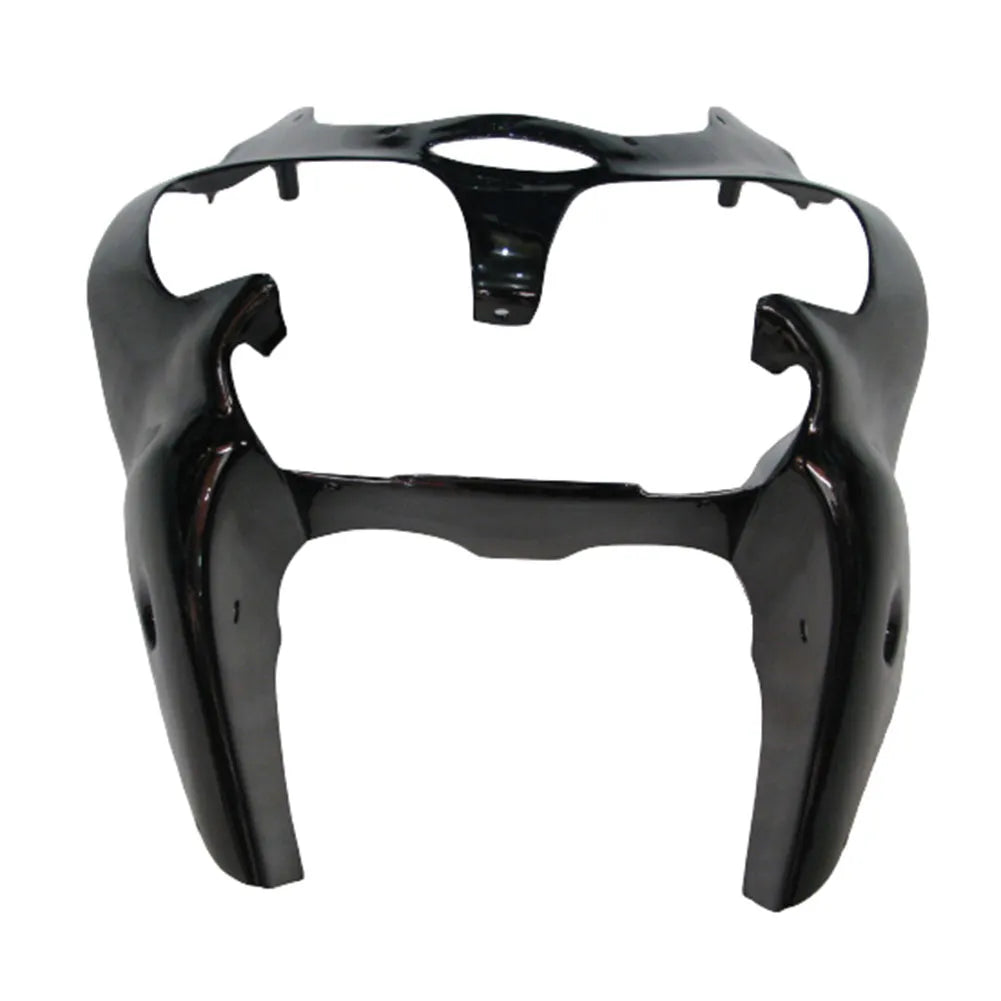 Kawasaki ZX-6R / 636 2000-2002 Black and White tail section fairing detail view 7