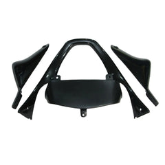 Kawasaki ZX-6R / 636 2000-2002 Black and White tail section fairing detail view 8