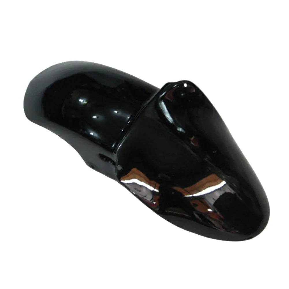 Kawasaki ZX-6R / 636 2000-2002 Black and White tail section fairing detail view 1
