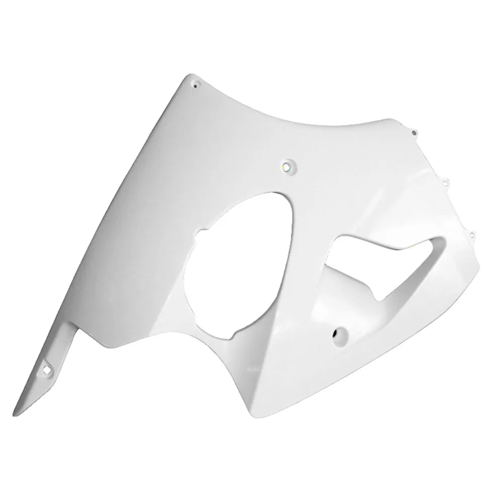Kawasaki ZX-6R / 636 2000-2002 Plain White tail section fairing rear view