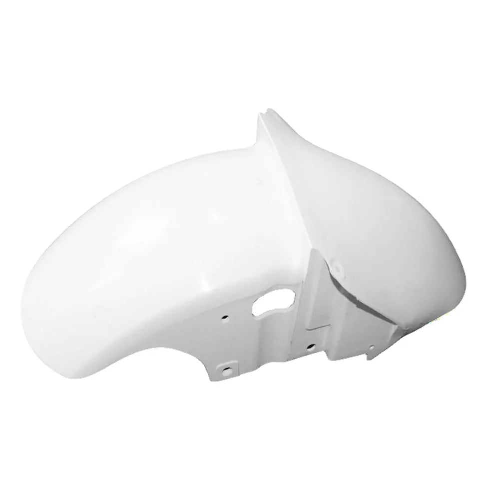 Kawasaki ZX-6R / 636 2000-2002 Plain White tail section fairing side view