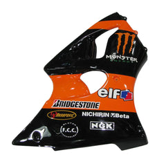 Kawasaki ZX-6R / 636 2000-2002 Orange Monster Edition fairing kit left side view