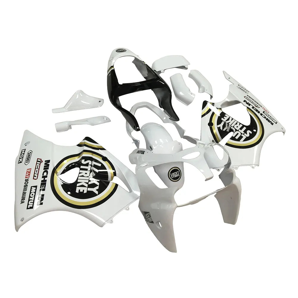 Kawasaki ZX-6R / 636 2000-2002 Lucky Strike Edition full fairing kit set view