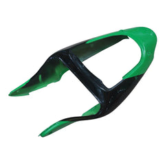 Kawasaki ZX-6R / 636 2000-2002 Green, Black, and White OEM Style tail section fairing detail view 2