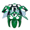 Kawasaki ZX-6R / 636 2000-2002 Green, Black, and White OEM Style Fairing Kit