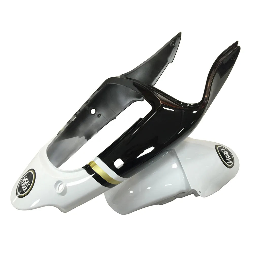 Kawasaki ZX-6R / 636 2000-2002 Lucky Strike Edition tail section fairing detail view 2