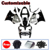 Kawasaki ZX-6R / 636 2000-2002 Black and Silver Fairing Kit