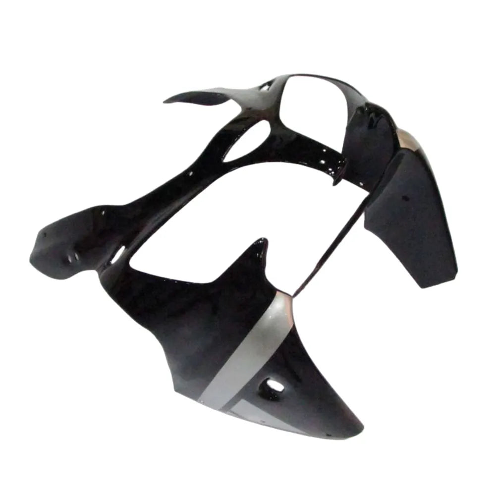 Kawasaki ZX-6R / 636 2000-2002 Black and Silver tail section fairing rear view